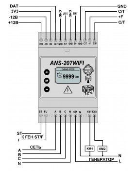 Щит автозапуска генератора ЩАЗГ-FG-wifi 63А РФ-foto2