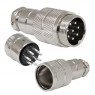 Авиационный разъем GX20 штекер (5 pin 6 pin 7 pin 8 pin с проводом)